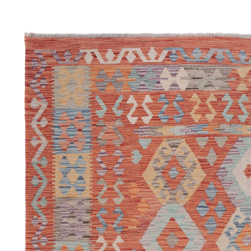 Kelim Rug - Splash - 295 x 197 cm - multicolored