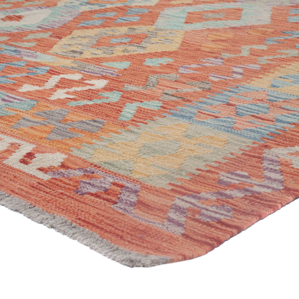 Kelim Rug - Splash - 295 x 197 cm - multicolored