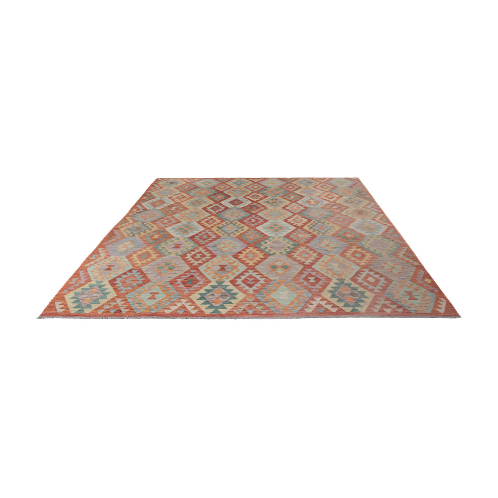 Kelim Rug - Splash - 305 x 251 cm - multicolored