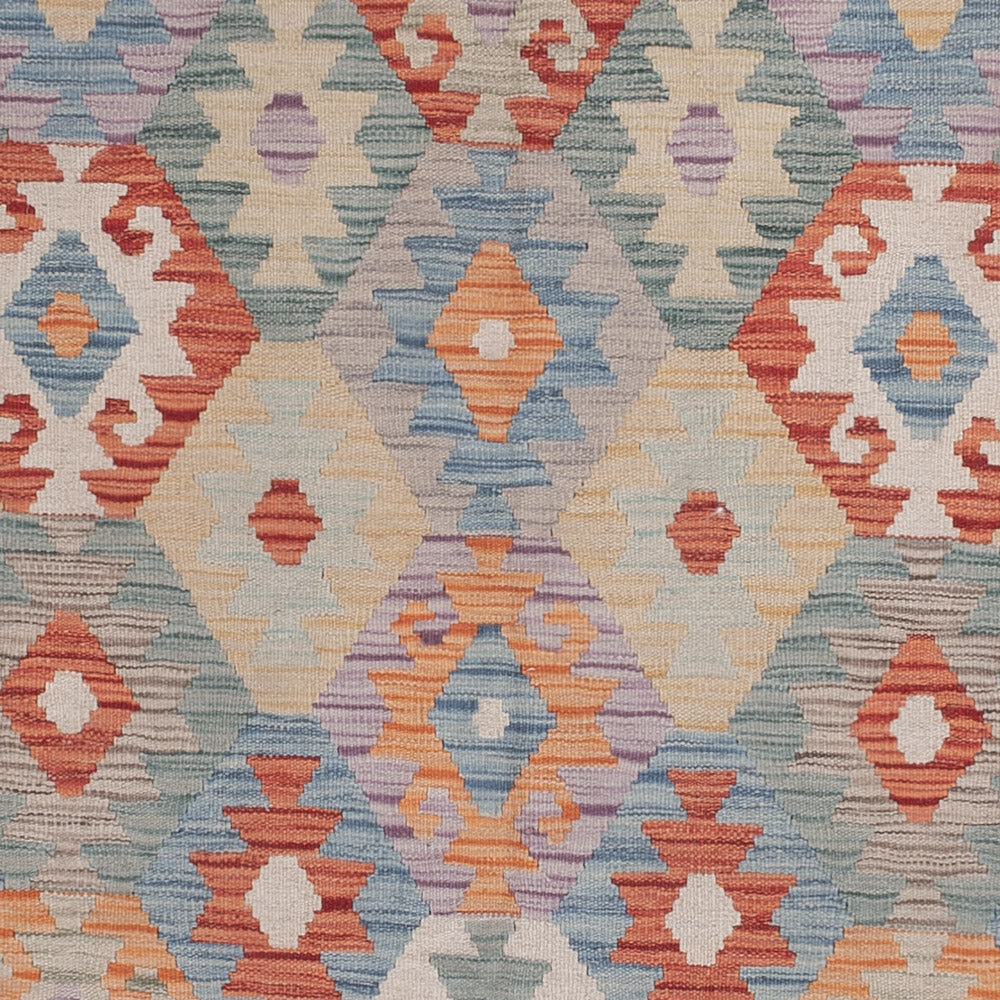 Kelim Rug - Splash - 241 x 177 cm - multicolored