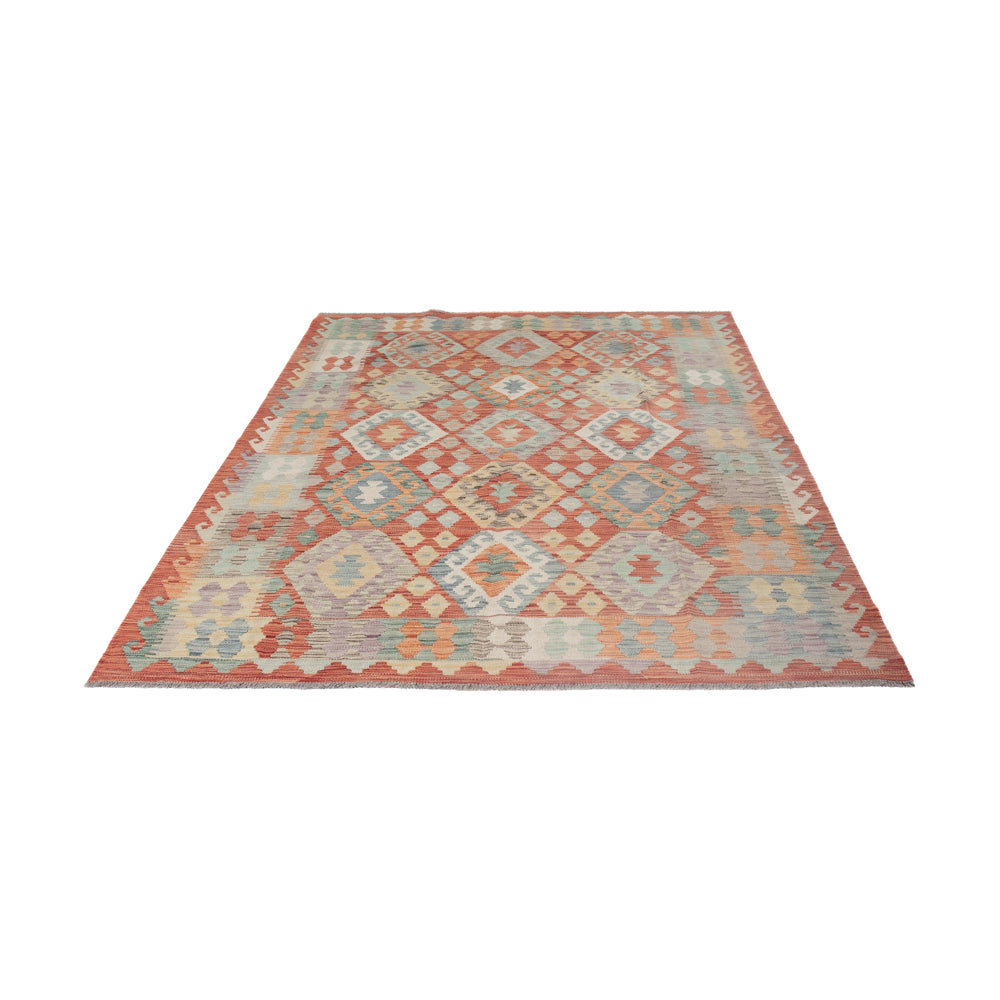 Kelim Rug - Splash - 238 x 174 cm - multicolored