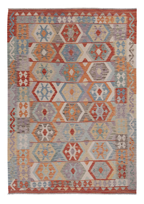 Kelim Rug - Splash - 249 x 180 cm - multicolored
