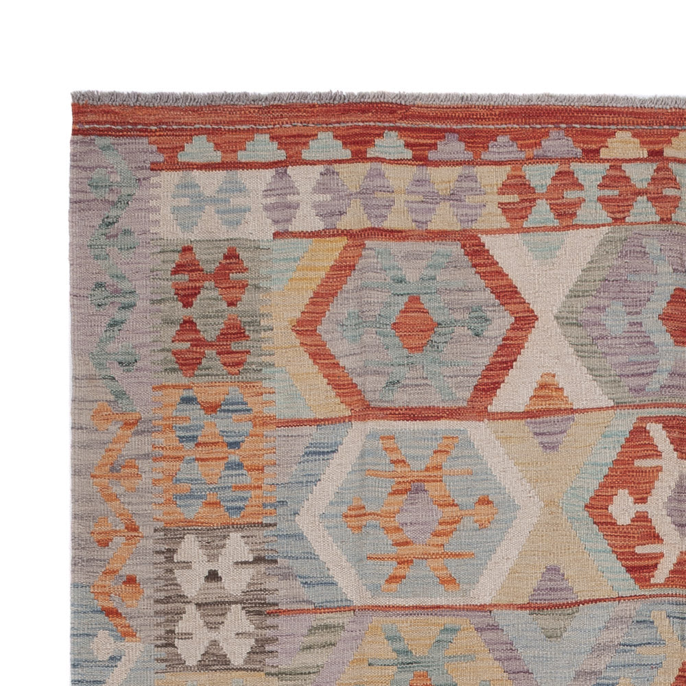 Kelim Rug - Splash - 249 x 180 cm - multicolored