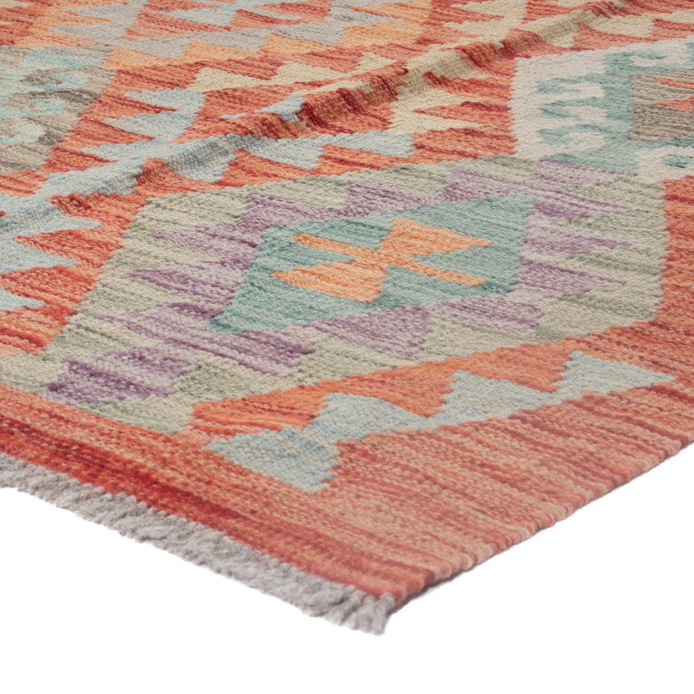 Kelim Rug - Splash - 237 x 177 cm - multicolored
