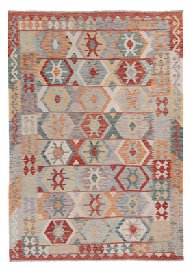 Kelim Rug - Splash - 248 x 181 cm - multicolored