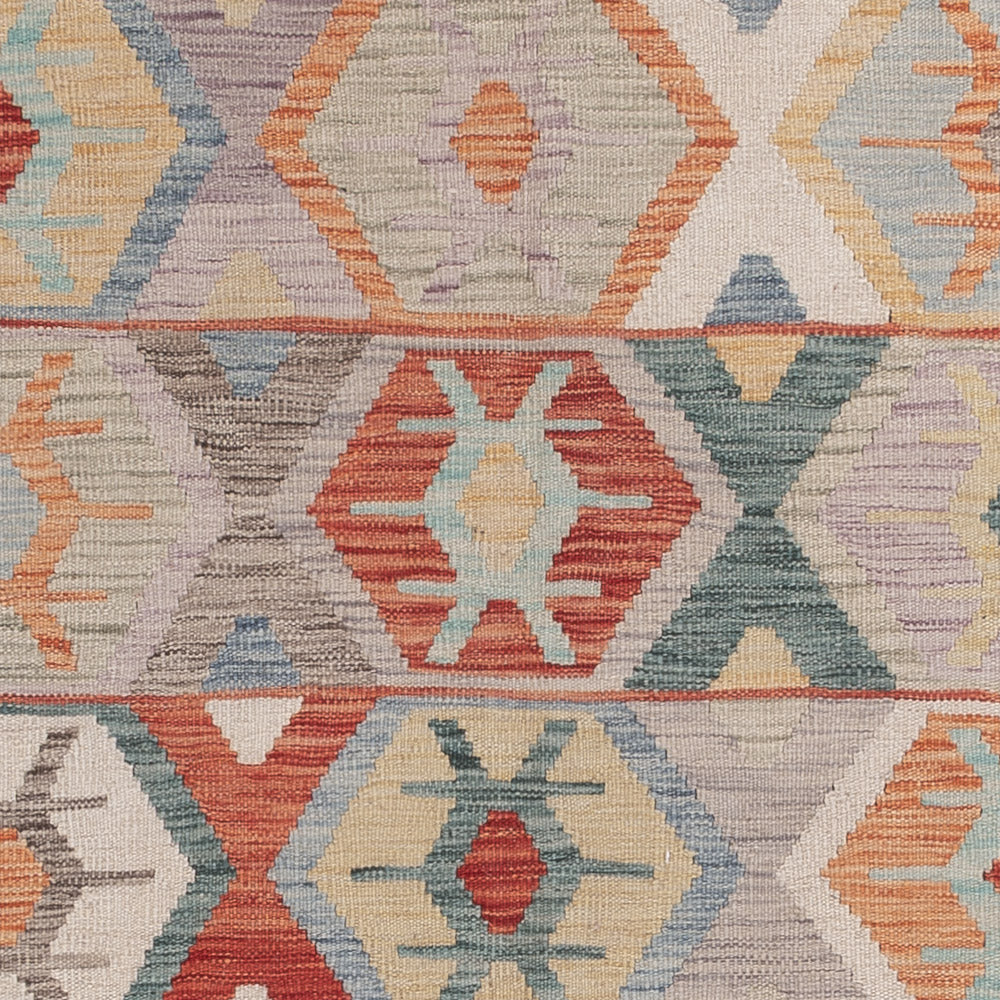 Kelim Rug - Splash - 248 x 181 cm - multicolored