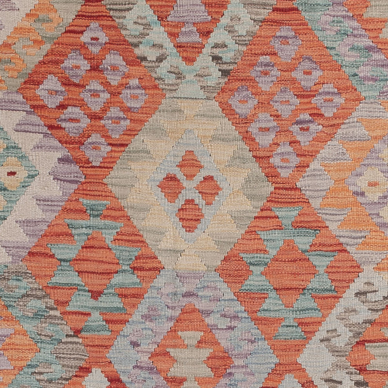 Kelim Rug - Splash - 243 x 178 cm - multicolored