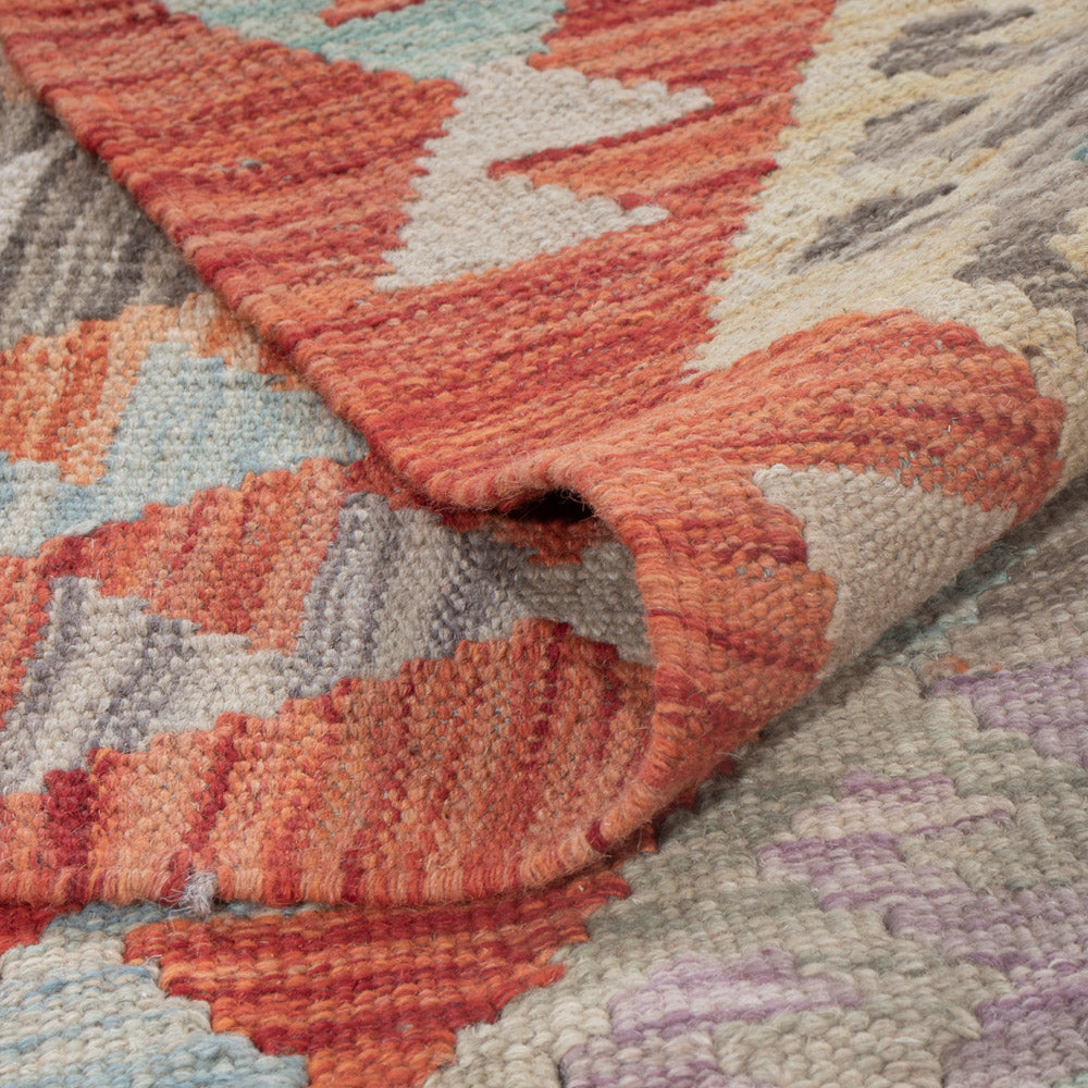 Kelim Rug - Splash - 236 x 180 cm - multicolored