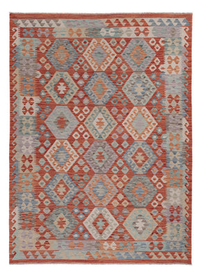 Kelim Rug - Splash - 251 x 180 cm - multicolored