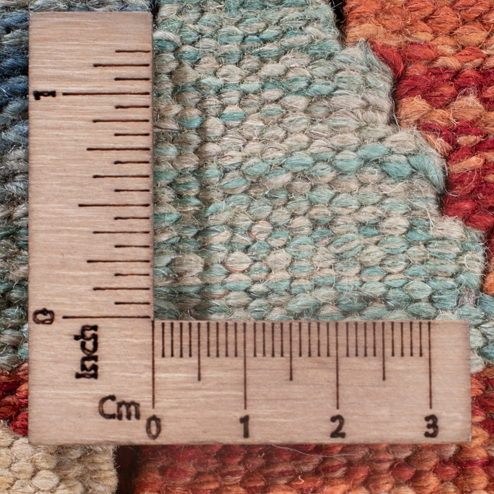 Kelim Rug - Splash - 251 x 180 cm - multicolored