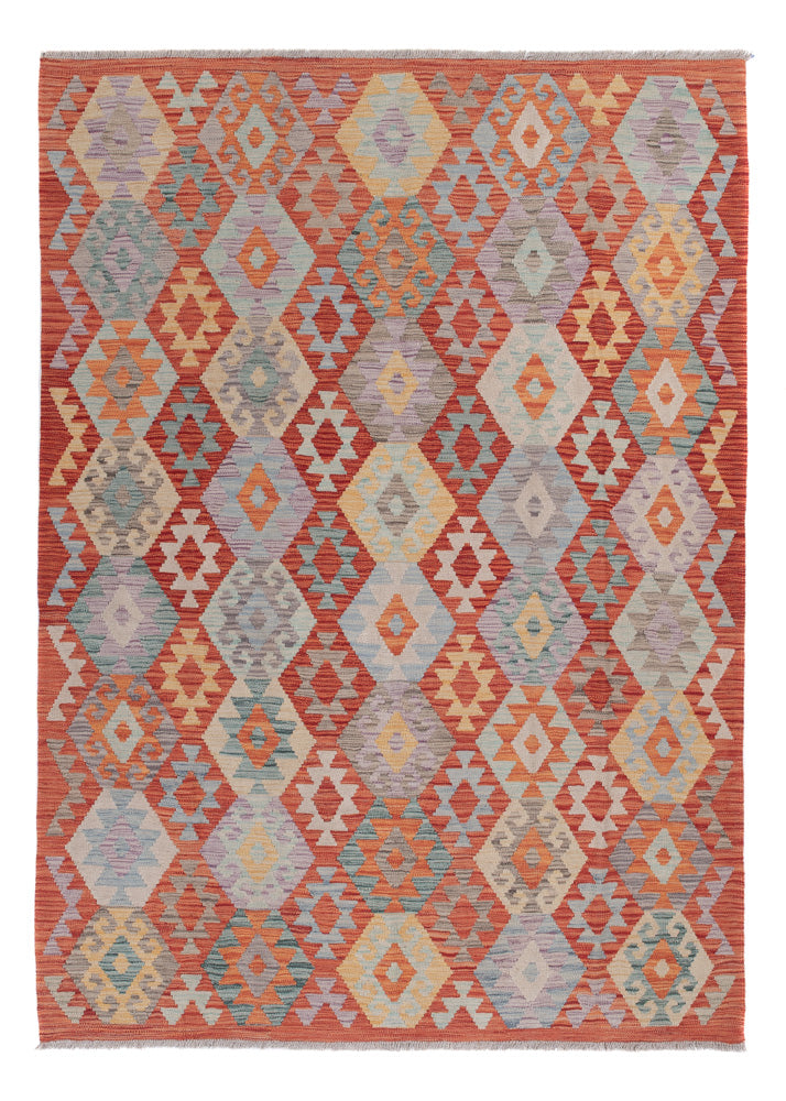 Kelim Rug - Splash - 240 x 175 cm - multicolored