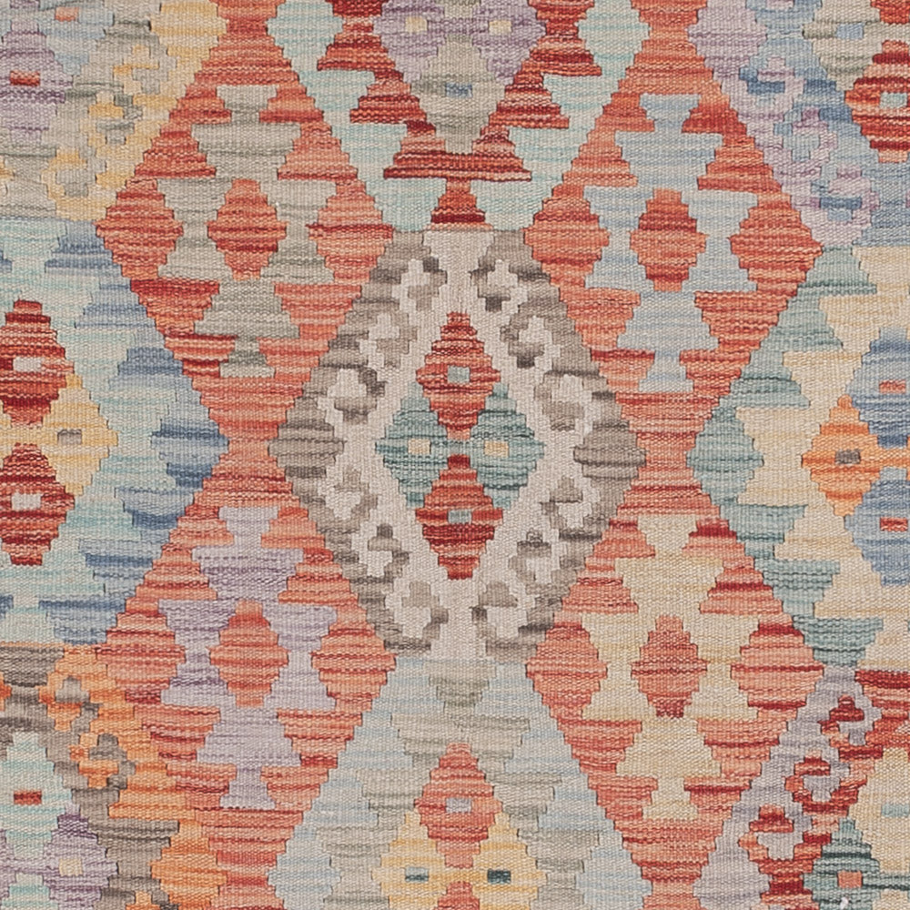 Kelim Rug - Splash - 245 x 174 cm - multicolored