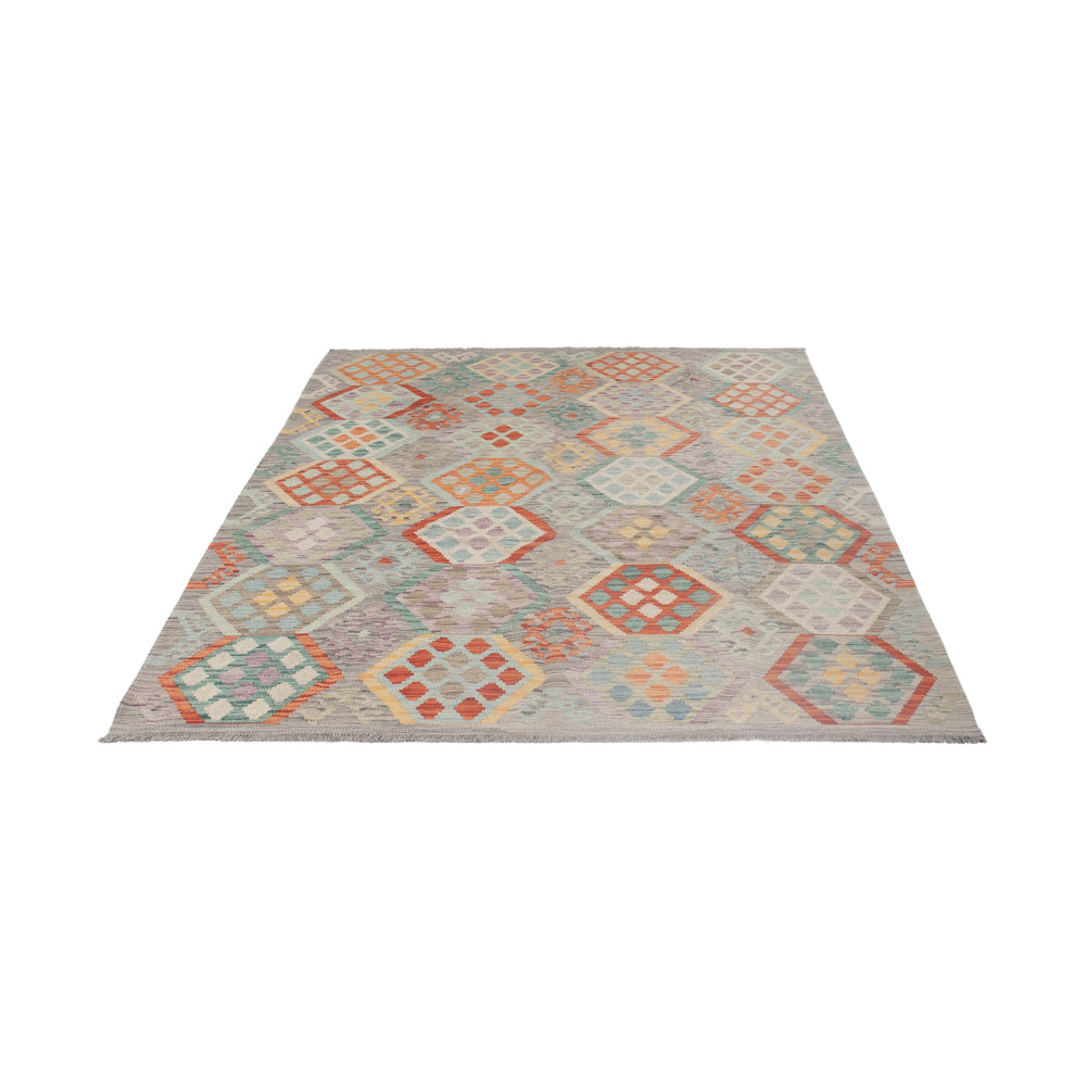 Kelim Rug - Splash - 238 x 175 cm - multicolored