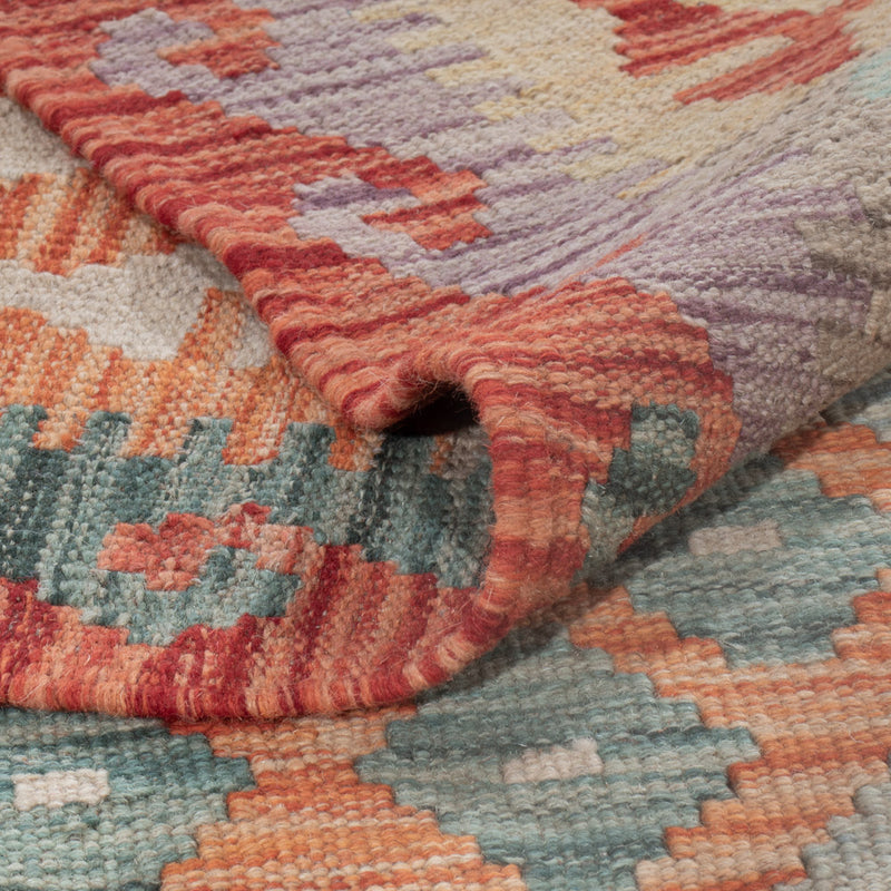 Kelim Rug - Splash - 249 x 176 cm - multicolored