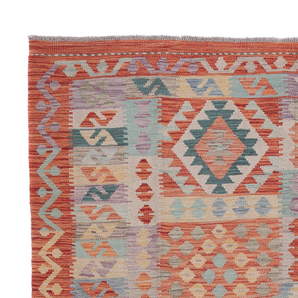 Kelim Rug - Splash - 243 x 180 cm - multicolored