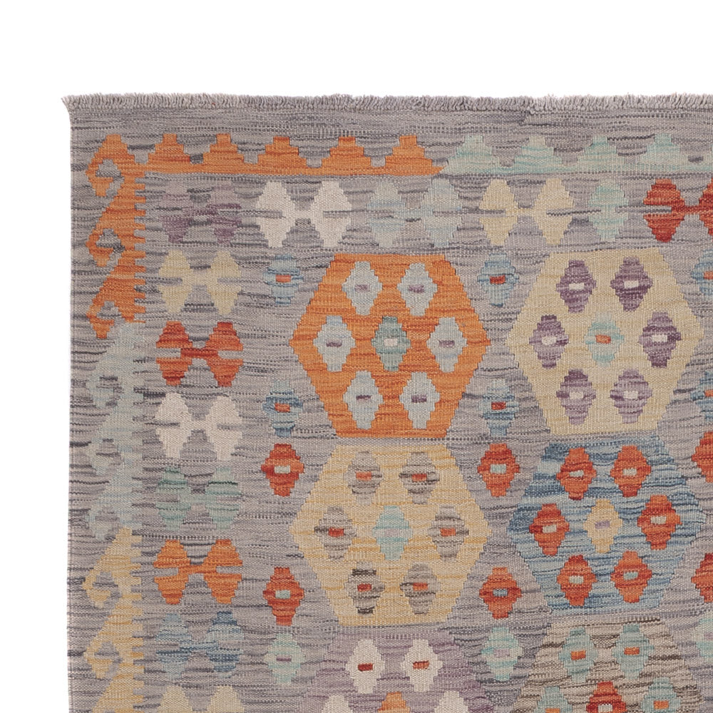 Kelim Rug - Splash - 242 x 177 cm - multicolored