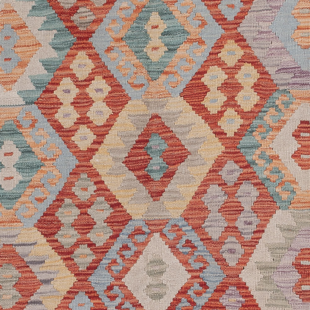 Kelim Rug - Splash - 239 x 177 cm - multicolored