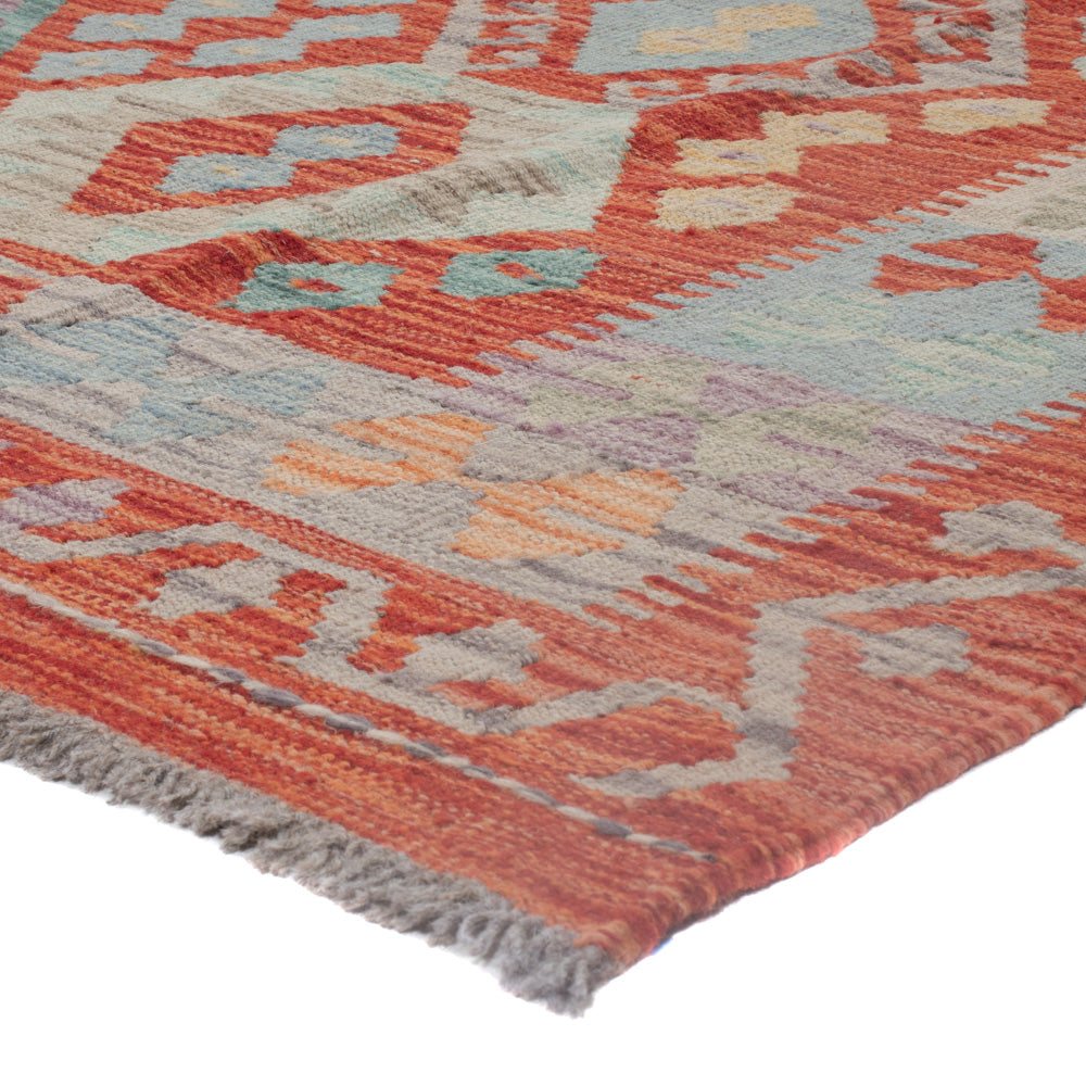 Kelim Rug - Splash - 239 x 177 cm - multicolored