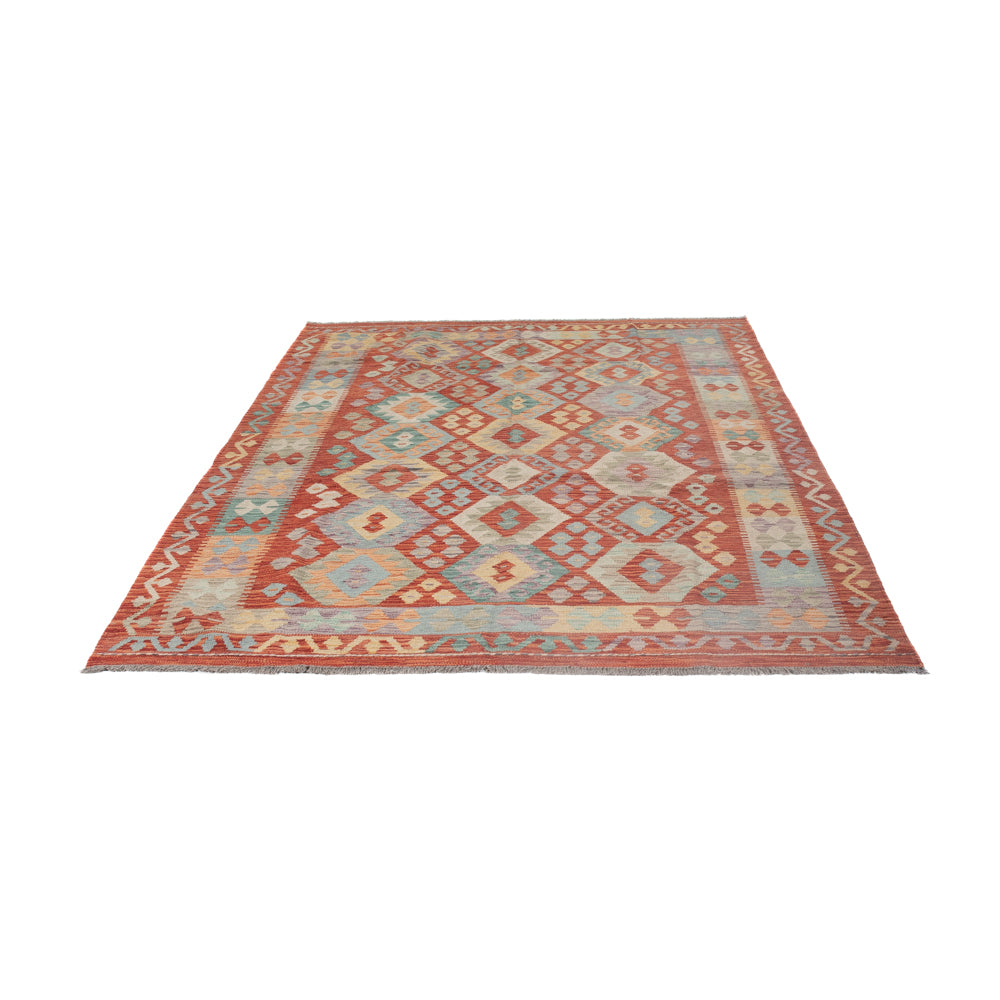 Kelim Rug - Splash - 239 x 177 cm - multicolored