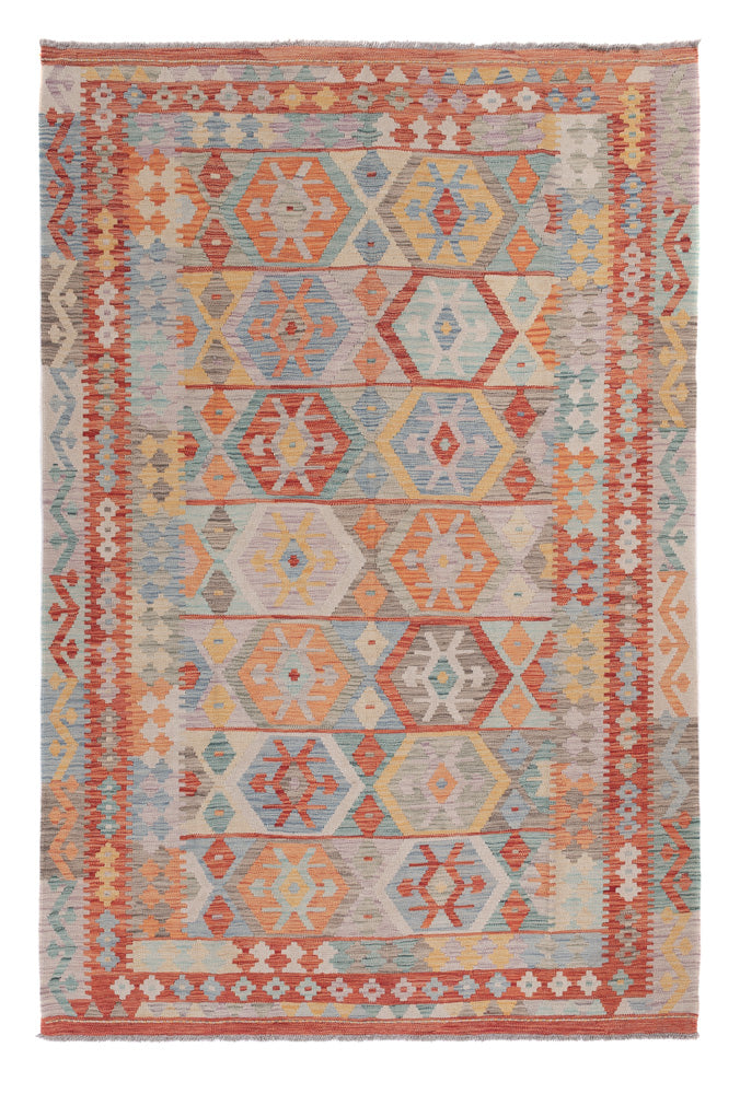 Kelim Rug - Splash - 250 x 168 cm - multicolored