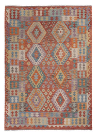 Kelim Rug - Splash - 248 x 180 cm - multicolored
