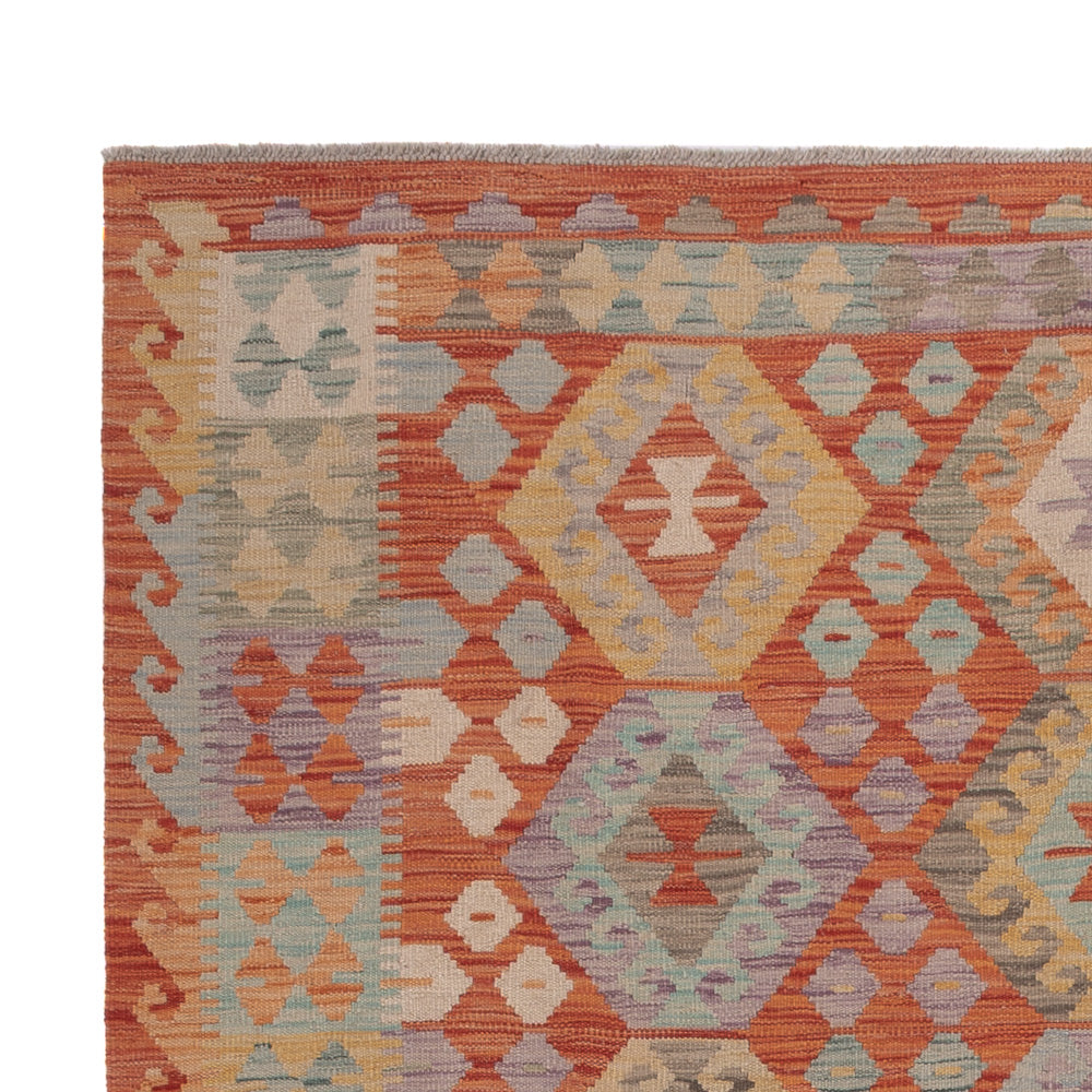 Kelim Rug - Splash - 252 x 181 cm - multicolored