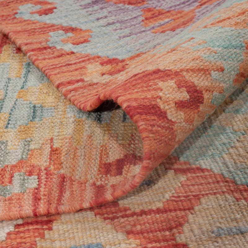 Kelim Rug - Splash - 252 x 181 cm - multicolored