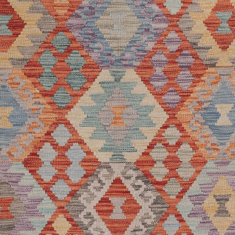 Kelim Rug - Splash - 248 x 177 cm - multicolored