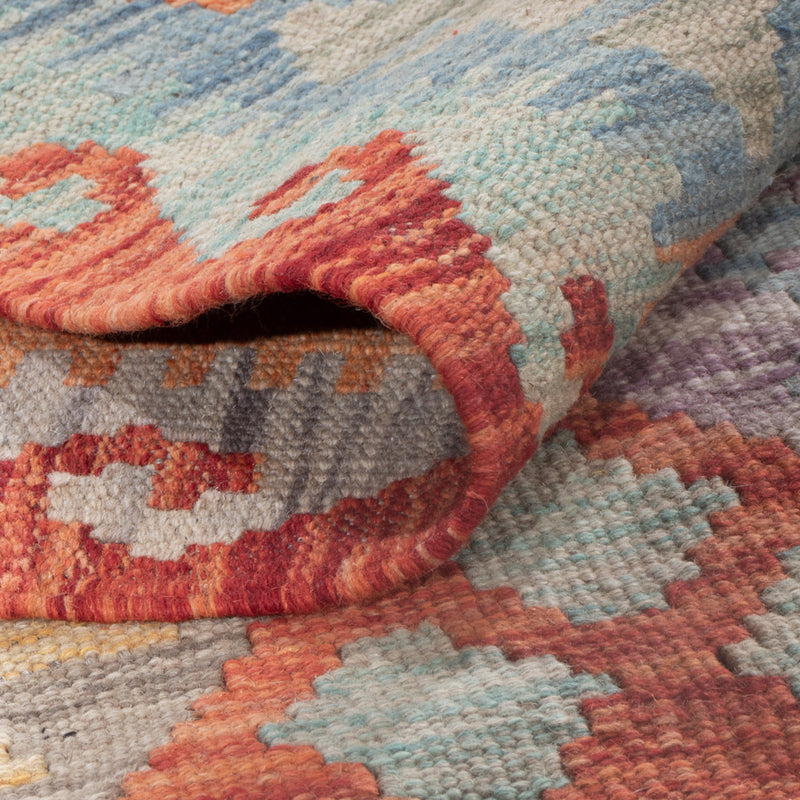 Kelim Rug - Splash - 248 x 177 cm - multicolored