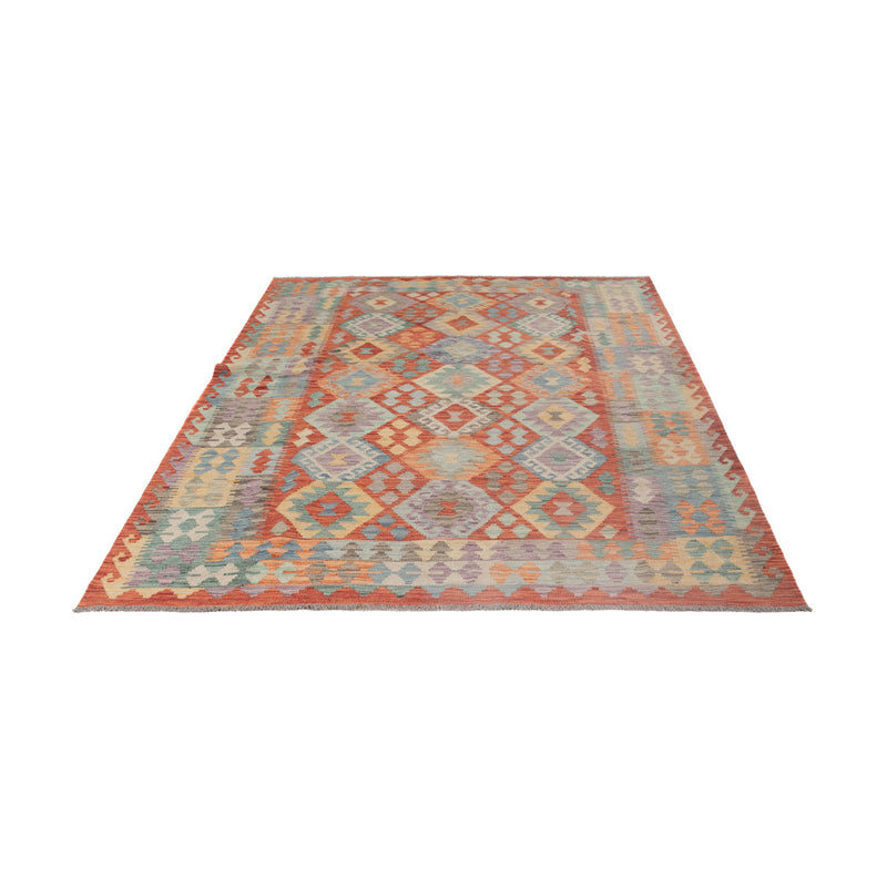 Kelim Rug - Splash - 248 x 177 cm - multicolored