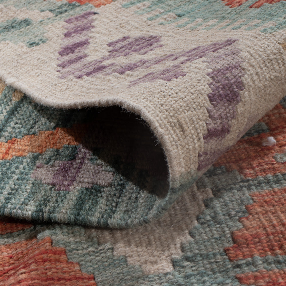 Kelim Rug - Splash - 239 x 168 cm - multicolored