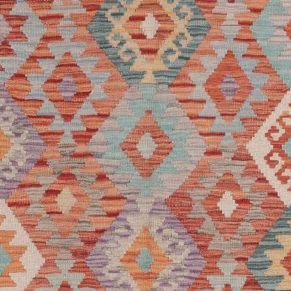 Kelim Rug - Splash - 232 x 181 cm - multicolored