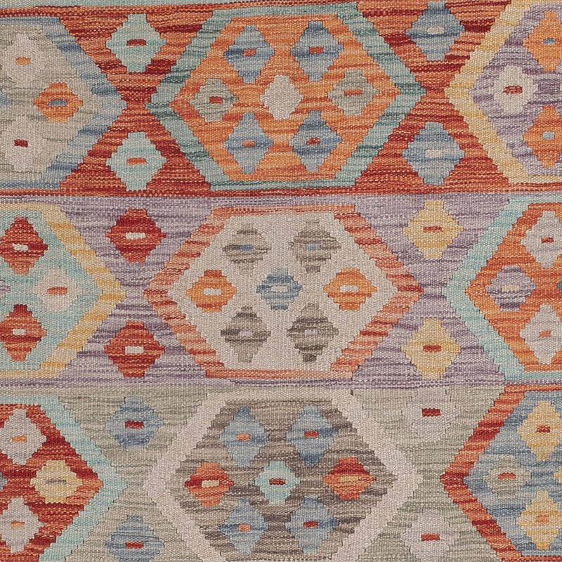 Kelim Rug - Splash - 242 x 178 cm - multicolored