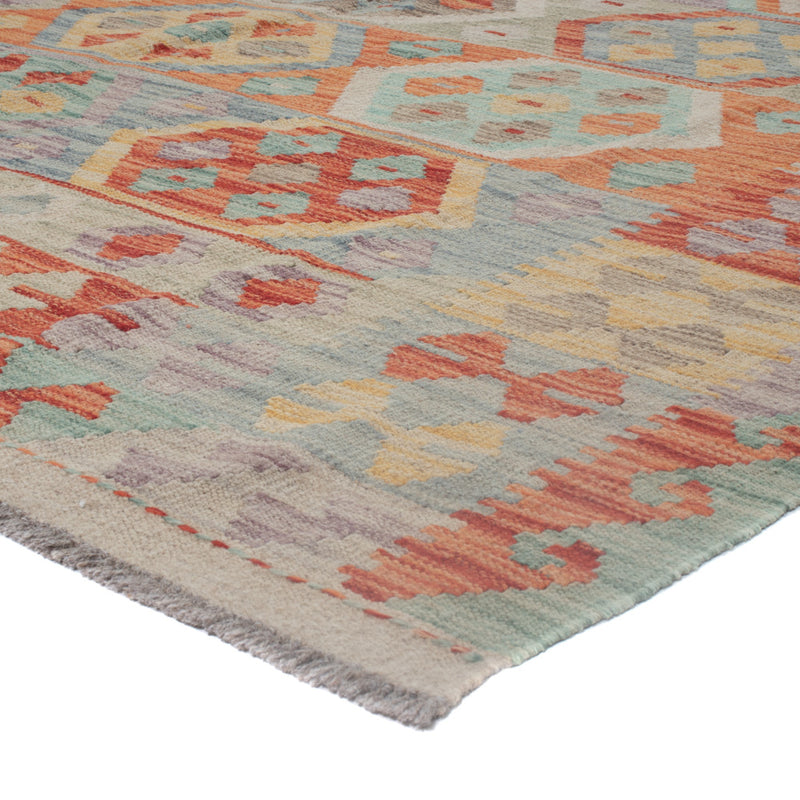Kelim Rug - Splash - 242 x 178 cm - multicolored