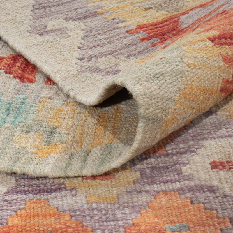 Kelim Rug - Splash - 242 x 178 cm - multicolored