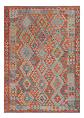 Kelim Rug - Splash - 251 x 181 cm - multicolored