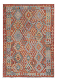 Kelim Rug - Splash - 251 x 181 cm - multicolored