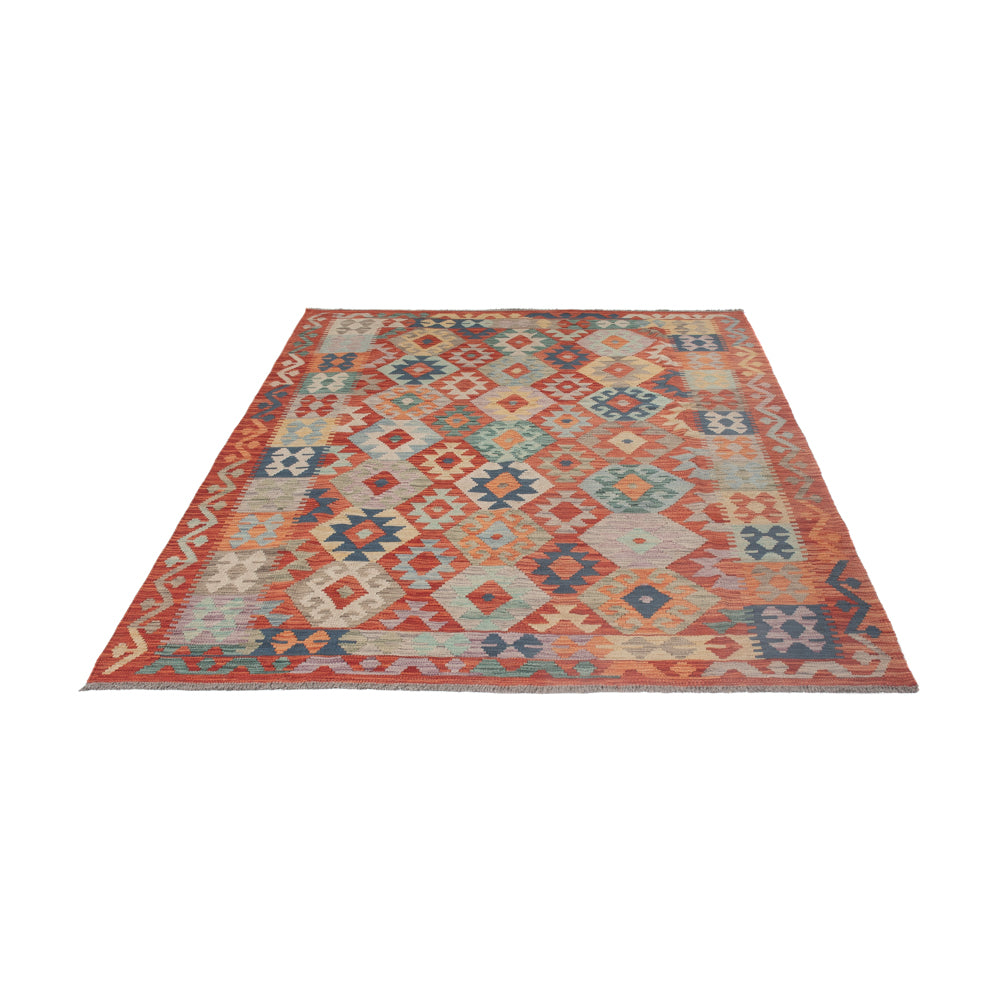 Kelim Rug - Splash - 245 x 170 cm - multicolored