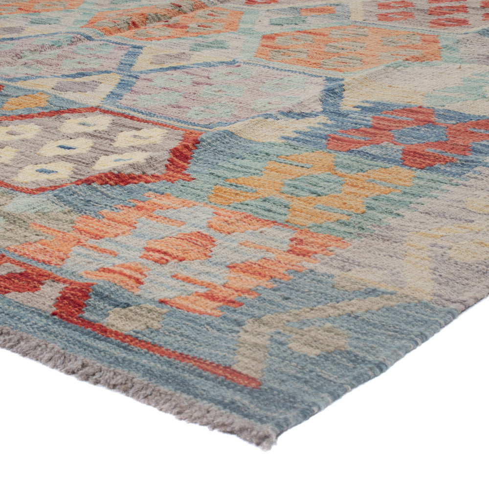 Kelim Rug - Splash - 244 x 167 cm - multicolored