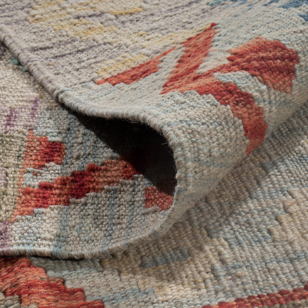 Kelim Rug - Splash - 244 x 167 cm - multicolored