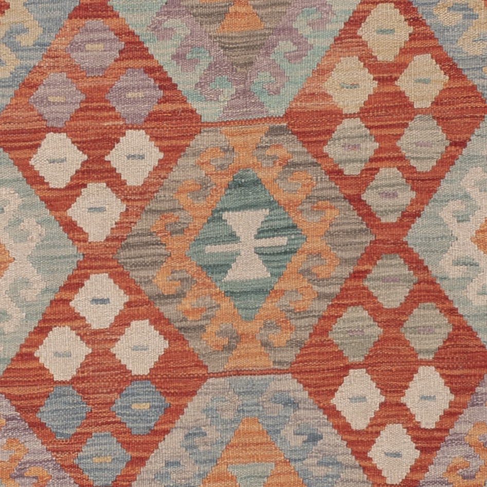 Kelim Rug - Splash - 250 x 181 cm - multicolored