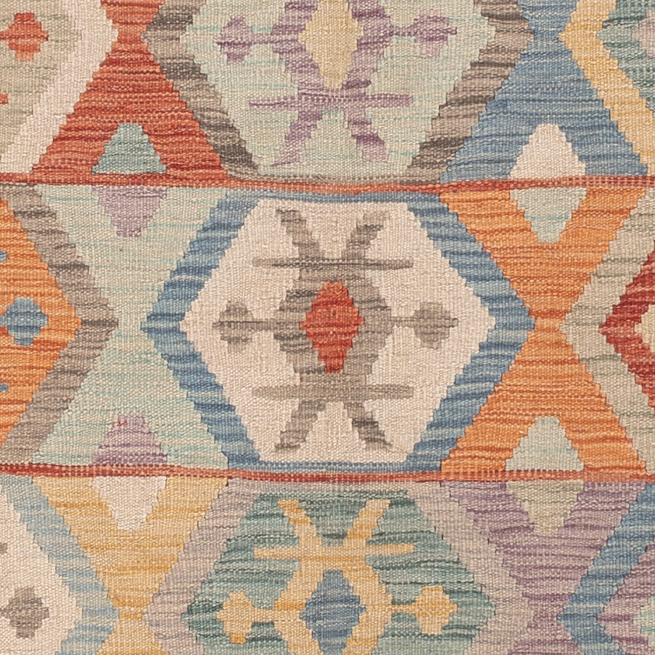 Kelim Rug - Splash - 244 x 180 cm - multicolored