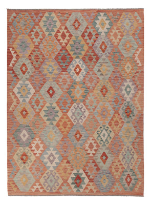 Kelim Rug - Splash - 246 x 179 cm - multicolored