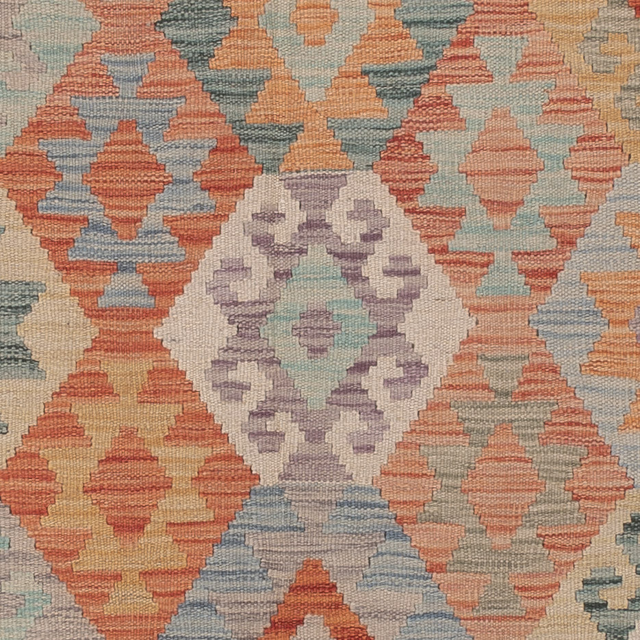 Kelim Rug - Splash - 246 x 179 cm - multicolored