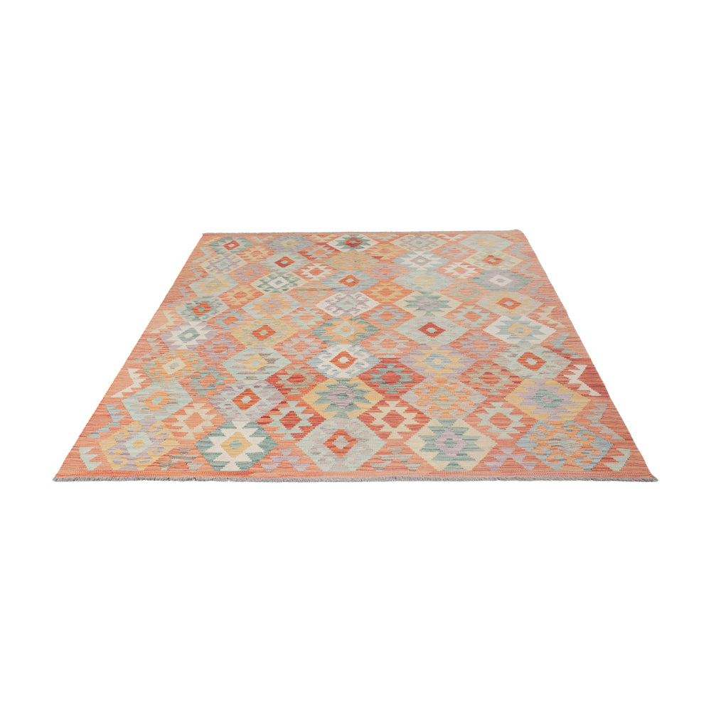 Kelim Rug - Splash - 246 x 179 cm - multicolored