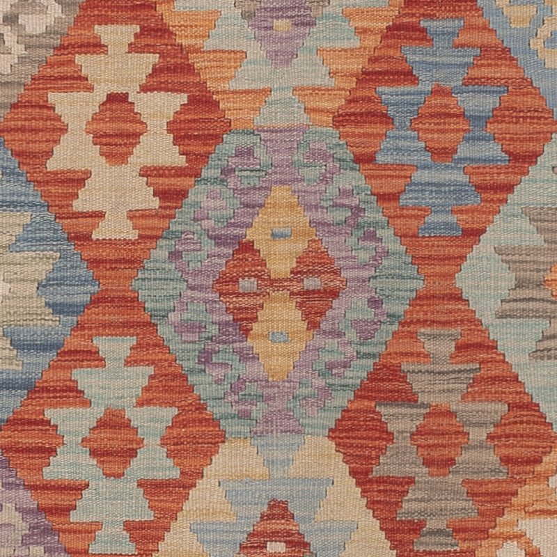 Kelim Rug - Splash - 243 x 177 cm - multicolored