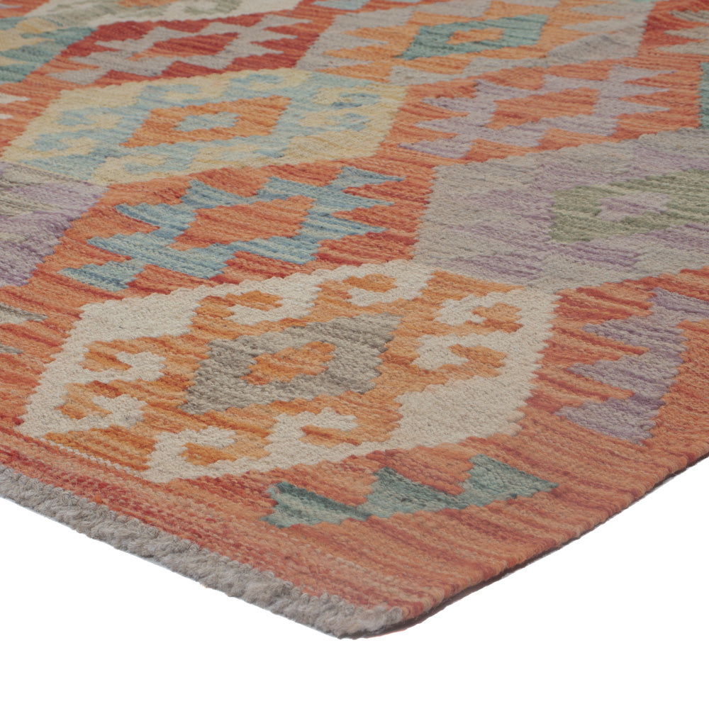 Kelim Rug - Splash - 252 x 178 cm - multicolored