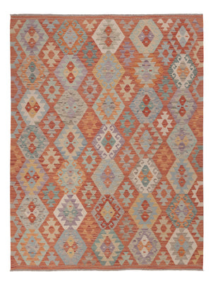 Kelim Rug - Splash - 244 x 177 cm - multicolored