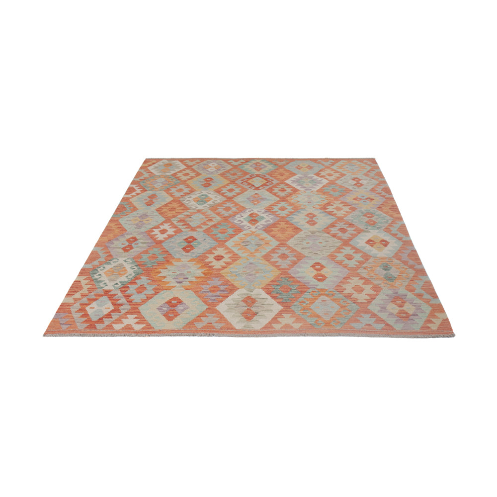 Kelim Rug - Splash - 244 x 177 cm - multicolored