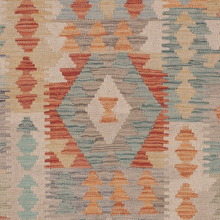 Kelim Rug - Splash - 240 x 176 cm - multicolored